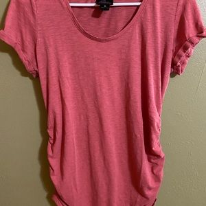 Short sleeve maternity shirt